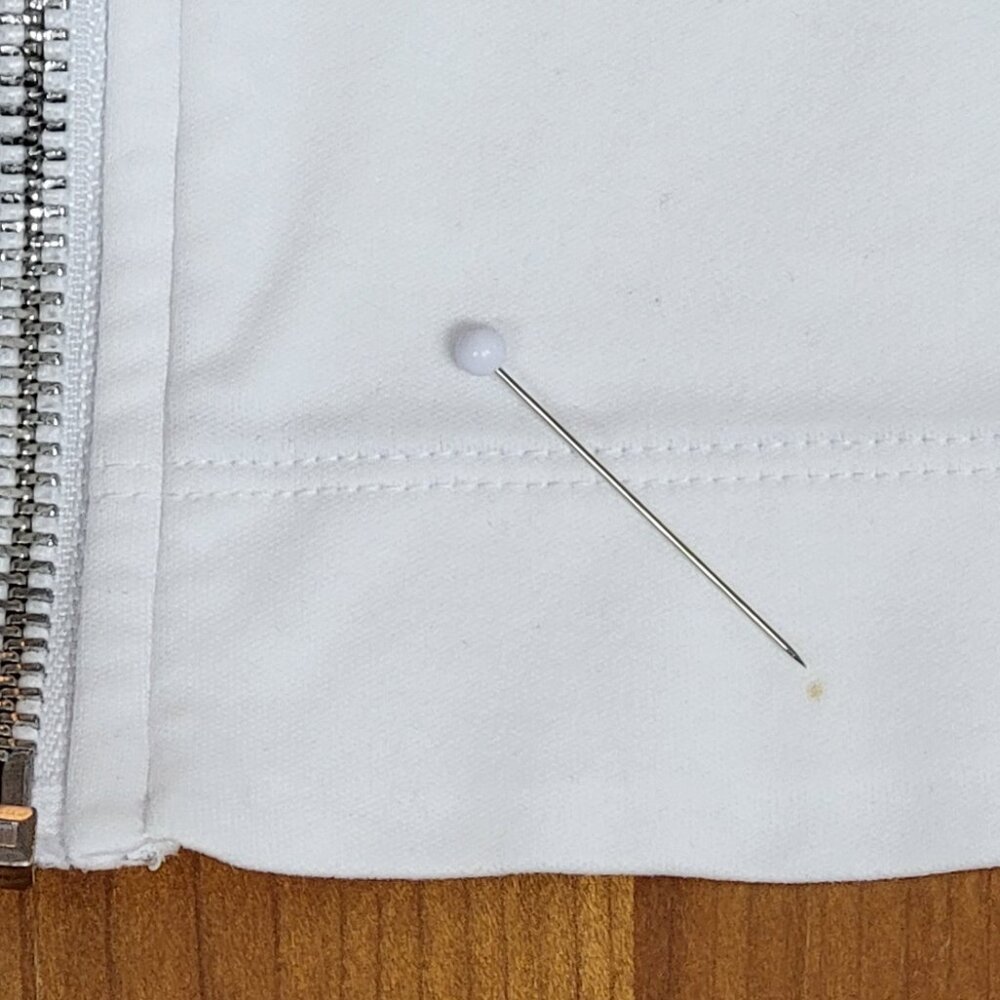 Tommy Bahama White Full Zip 100% Pima Cotton Jacket with Drawstrings - S - Picture 11 of 12